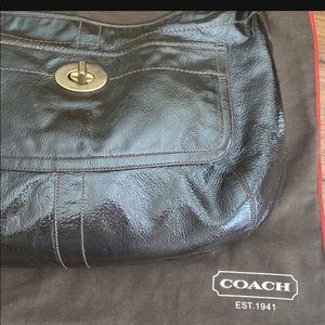 Coach Ergo Crushed Patent Leather Vintage Hobo